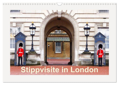 Stippvisite in London (Wandkalender 2026 DIN A3 quer), CALVENDO Monatskalender