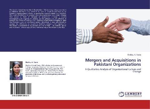 Mergers and Acquisitions in Pakistani Organizations