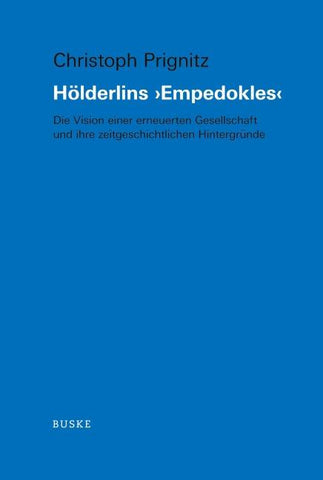 Hölderlins »Empedokles«