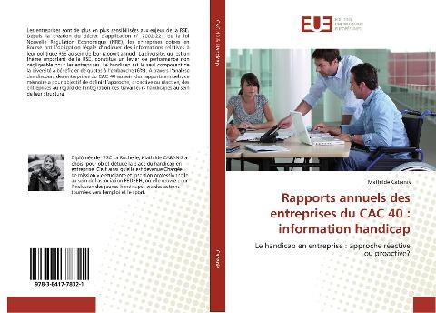 Rapports annuels des entreprises du CAC 40 : information handicap
