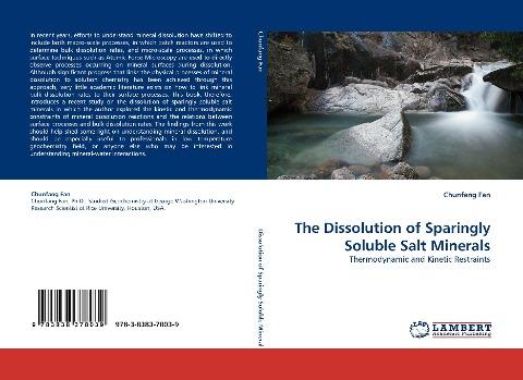 The Dissolution of Sparingly Soluble Salt Minerals