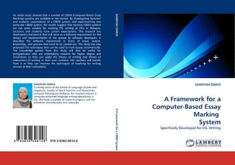 A Framework for a Computer-Based Essay Marking  System