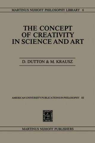The Concept of Creativity in Science and Art