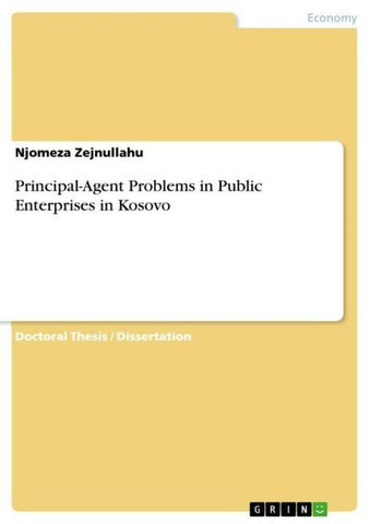 Principal-Agent Problems in Public Enterprises in Kosovo