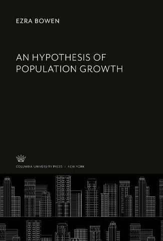 An Hypothesis of Population Growth