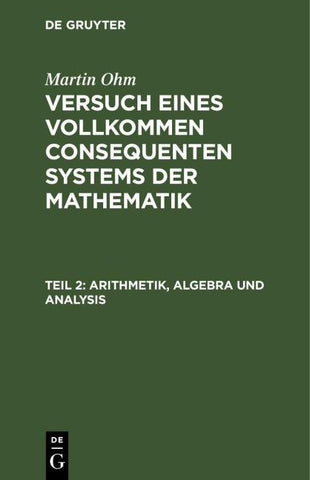 Arithmetik, Algebra und Analysis