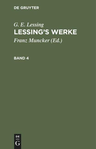 Lessing’s Werke. Band 4