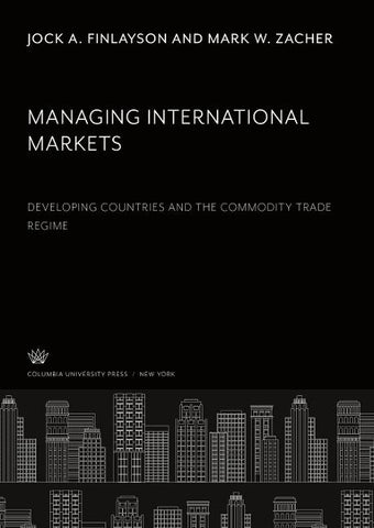 Managing International Markets