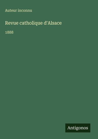 Revue catholique d'Alsace