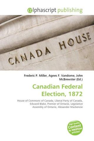 Canadian Federal Election, 1872