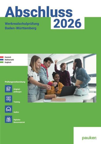 Abschluss 2026 - Werkrealschule Baden-Württemberg - Aufgabenband