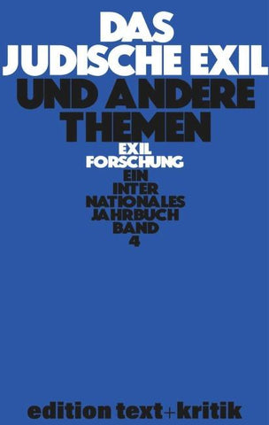 Das jüdische Exil und andere Themen