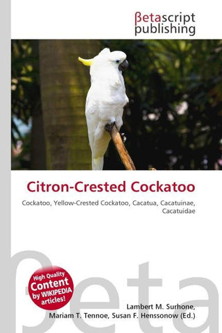 Citron-Crested Cockatoo