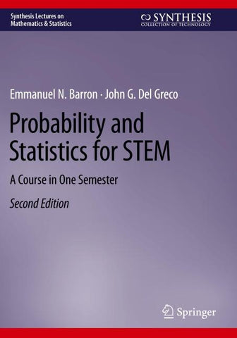 Probability and Statistics for STEM