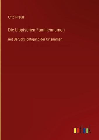 Die Lippischen Familiennamen
