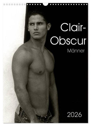 Clair-Obscur Männer 2026 (Wandkalender 2026 DIN A3 hoch), CALVENDO Monatskalender