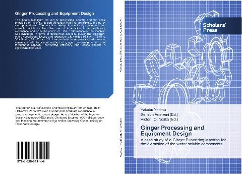 Ginger Processing and Equipment Design