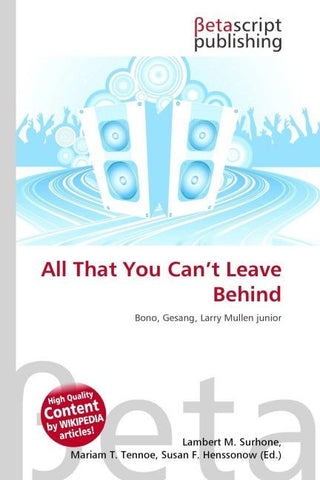 All That You Can't Leave Behind