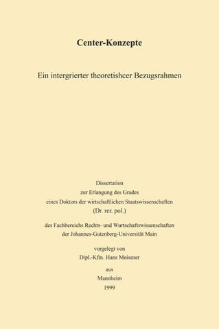 Center-Konzepte