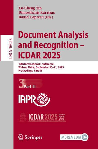 Document Analysis and Recognition – ICDAR 2025