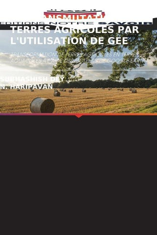 LES CONSÉQUENCES DE LA TRANSMUTATION DES TERRES AGRICOLES PAR L'UTILISATION DE GEE