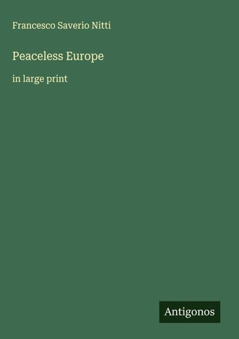 Peaceless Europe