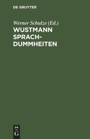 Wustmann Sprachdummheiten