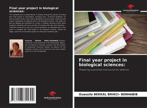 Final year project in biological sciences: