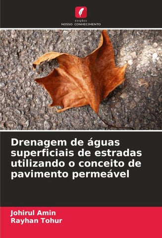 Drenagem de águas superficiais de estradas utilizando o conceito de pavimento permeável