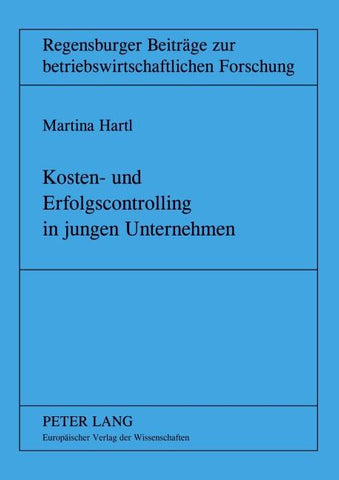 Kosten- und Erfolgscontrolling in jungen Unternehmen