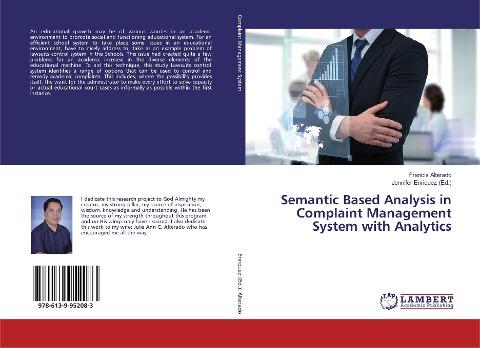 Semantic Based Analysis in Complaint Management System with Analytics