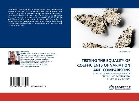 TESTING THE EQUALITY OF COEFFICIENTS OF VARIATION AND COMPARISONS
