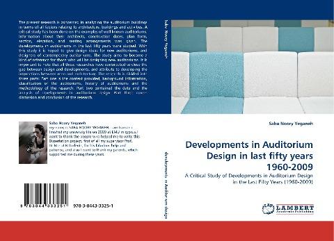 Developments in Auditorium Design in last fifty years 1960-2009