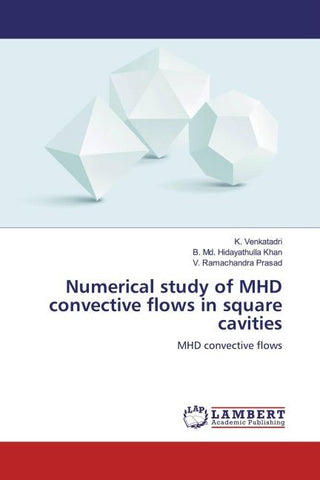 Numerical study of MHD convective flows in square cavities