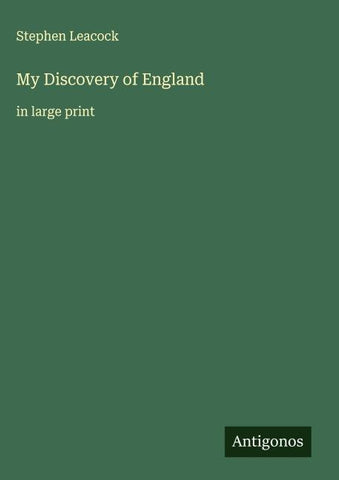 My Discovery of England