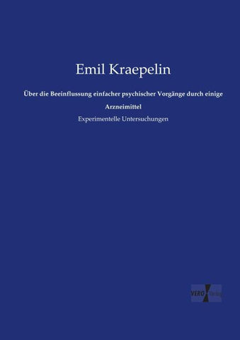 Über die Beeinflussung einfacher psychischer Vorgänge durch einige Arzneimittel