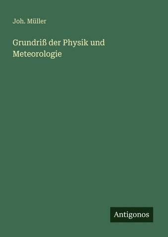Grundriß der Physik und Meteorologie