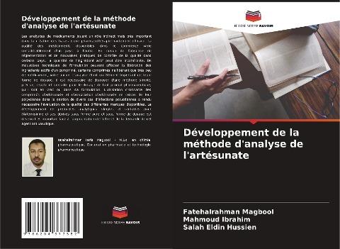 Développement de la méthode d'analyse de l'artésunate