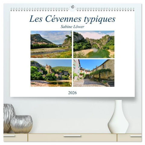 Les Cévennes typiques (Calendrier mural 2026 DIN A2 vertical) calendrier de bureau