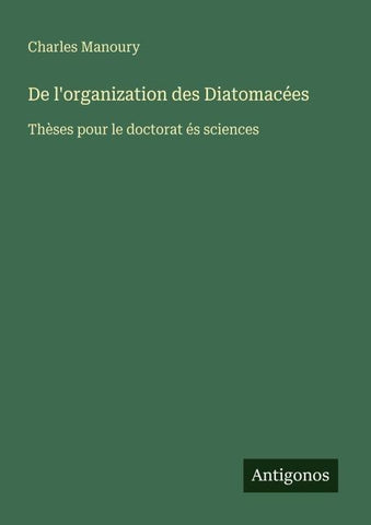 De l'organization des Diatomacées