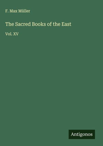The Sacred Books of the East