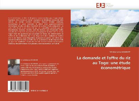 La demande et l''offre du riz au Togo: une étude économétrique