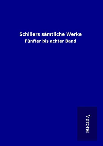 Schillers sämtliche Werke