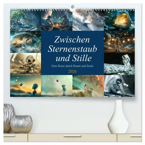 Zwischen Sternenstaub und Stille (hochwertiger Premium Wandkalender 2026 DIN A2 quer), Kunstdruck in Hochglanz