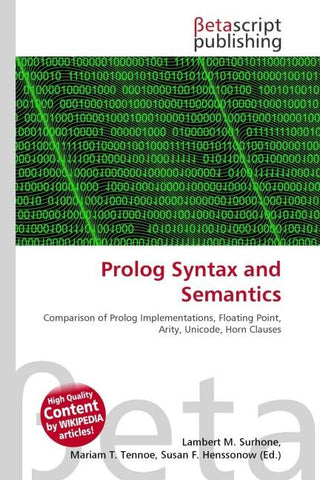 Prolog Syntax and Semantics
