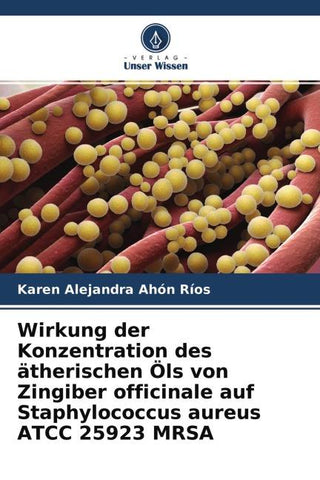 Wirkung der Konzentration des ätherischen Öls von Zingiber officinale auf Staphylococcus aureus ATCC 25923 MRSA