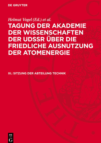 Sitzung der Abteilung Technik