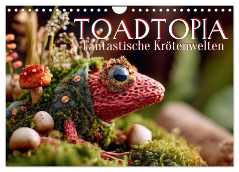 Toadtopia. Fantastische Krötenwelten (Wandkalender 2026 DIN A4 quer), CALVENDO Monatskalender
