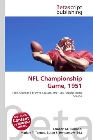 NFL Championship Game, 1951