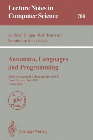 Automata, Languages and Programming